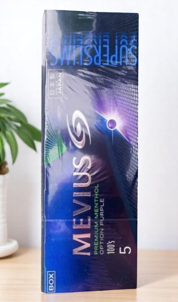 Mevius Option Blueberry & Menthol (1เม็ดบีบ) | Mevius Option Blueberry & Menthol