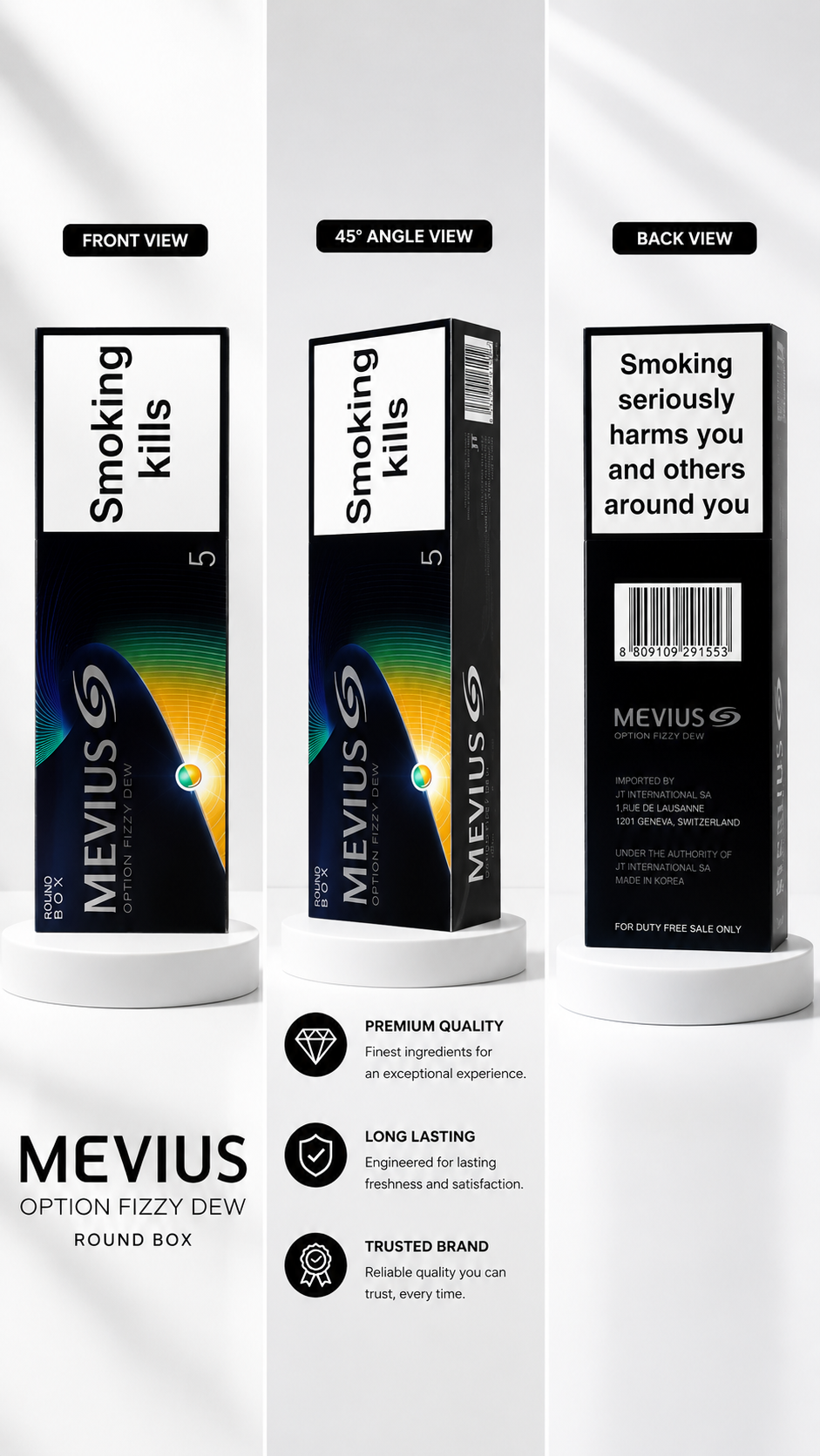 Mevius Option Melon & Menthol (1เม็ดบีบ) | Mevius Option Melon & Menthol