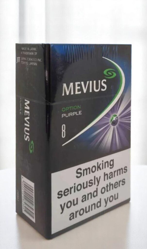 Mevius Option Purple 8 (1เม็ดบีบ) | Mevius Option Purple 8