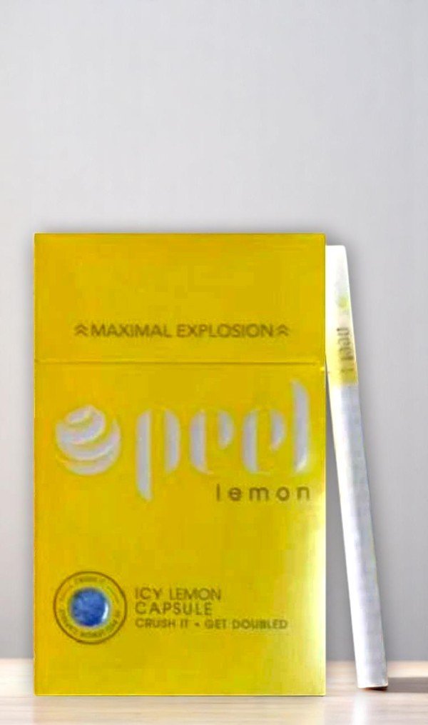 บุหรี่นอก Peel Lemon (1เม็ดบีบ)พร้อมส่ง