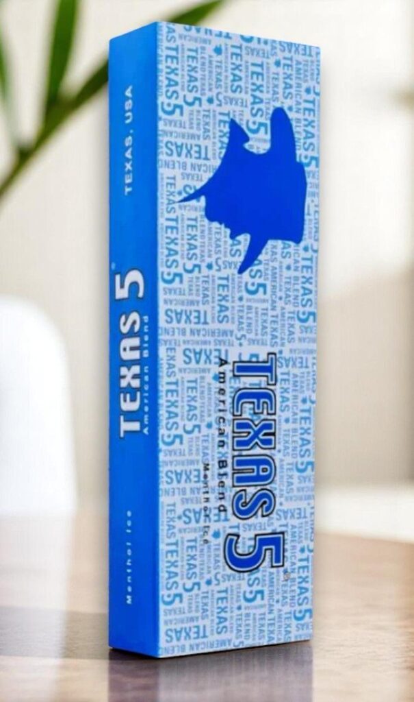 Texas 5 Menthol & Ice (ขเมร) | Texas 5 Menthol & Ice