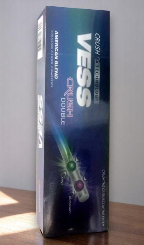 บุหรี่นอก Vess Mint & Blueberry Crush (2เม็ดบีบ)